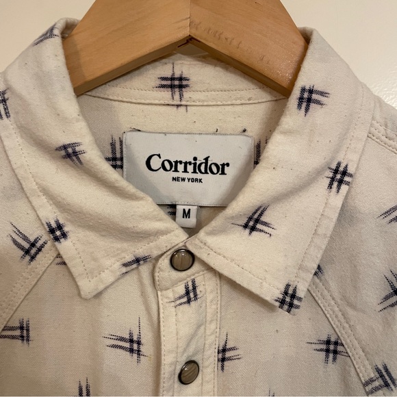 Corridor NYC Pearl Snap Western Shirt Sz M - Picture 2 of 7